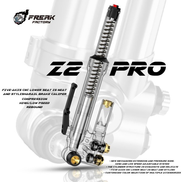 画像6: 🐲 FREAK FACTORY  Z2 PRO 全調整 フロントフォーク｜シグナスX 2型〜5型 / グリファス6型 / シグナスX7型対応 (6)
