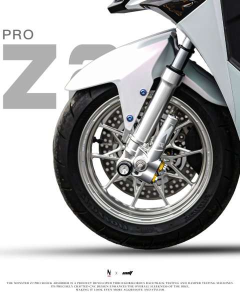 画像14: 🐲 FREAK FACTORY  Z2 PRO 全調整 フロントフォーク｜シグナスX 2型〜5型 / グリファス6型 / シグナスX7型対応 (14)