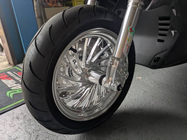 画像10: 🐉 DG S16 鍛造 螺旋 ホイール｜グリファス6型 / シグナスX・XR 7型対応 (10)