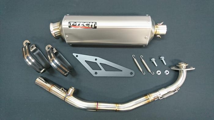 🏁 T-TECH グリファス用 150〜170ccボアアップ対応 レーシングマフラー